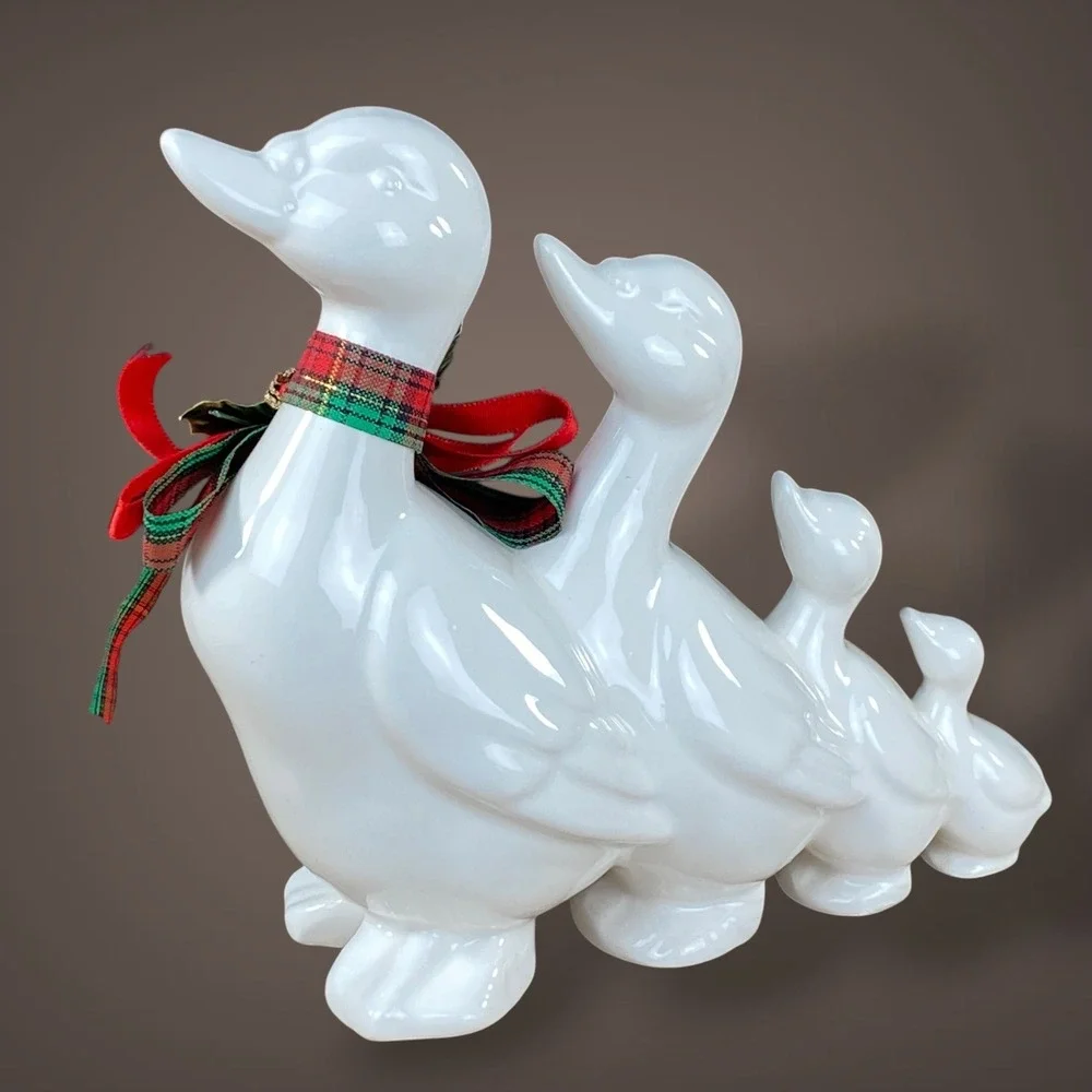 Ducks Geese in a Row Figurine 8